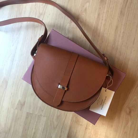 Sezane Handbags - NIB Sezane Claude crossbody smooth heritage camel